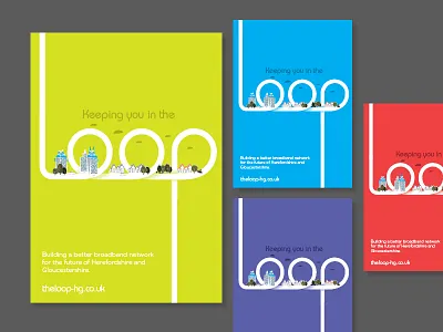 Loop branding / visuals / colour palette brand brand deck branding colour palette concept graphic design identity illustration logo loop print