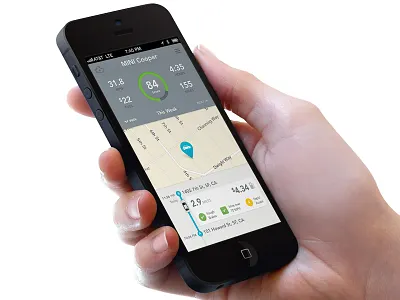 iPhone Render app application assistant automatic black car driving hand holding iphone iphone 5 mobile mockup package packaging psd render smart template