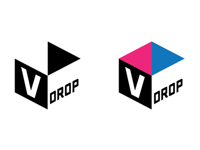 VDrop logo logo