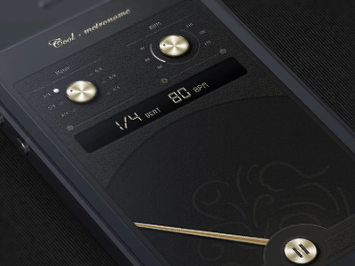 Metronome app mobile music ui ux