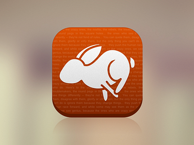 Blurr app apple blurr bunny hare icon ios iphone rabbit