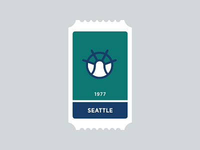 Seattle Mariners ball baseball green helm icon logo mariners mlb purple sailboat seattle ship sports steering wheel ticket