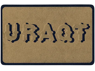 URAQT postcard handmade lettering letterpress moveable type texture type typography wood type
