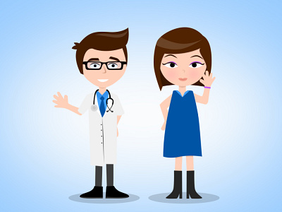 The Doctor Will See You Shortly character doctor illustration people