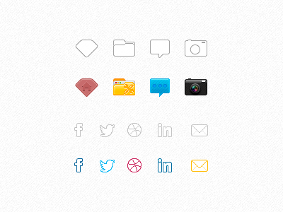 Icons icon navigation personal site social