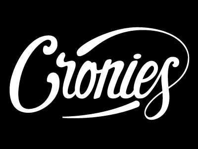 Cronies Clean drawn hand type