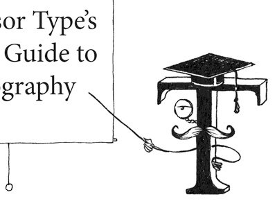 Professor Type education illustration lettering poster type typography