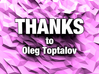 Thank you Dribbble 3d debut dribbble invitation low poly thanks