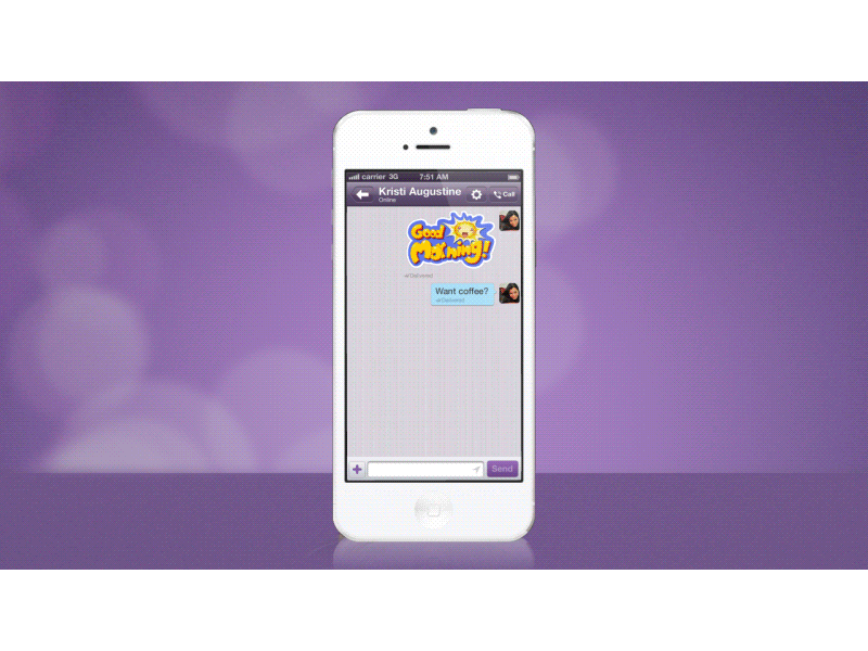 Viber Desktop android animation bb blackberry call desktop family gif glow graphics information iphone mac motion nokia phone pr product viber wp8