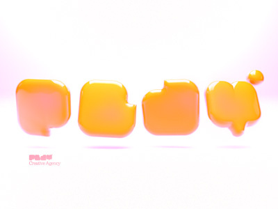 PLAY 3D view 2013 3d agency ballon cinema4d creative design fresh fun logo logodesign lux max play redesign scene yellow