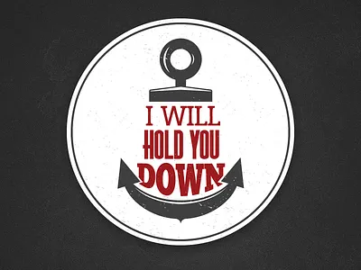 Anchor anchor grunge illustration illustrator typography