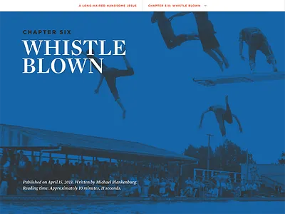 A Memoir Project Revamp background image black and white blue duotone gotham grey hoefler frere jones mercury white