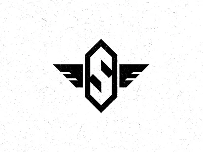 The S Wing Logo logo s wings