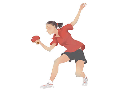 Ping pong illustration ping pong