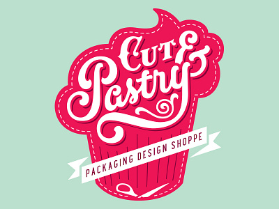 Cut And Pastry hand lettered logo