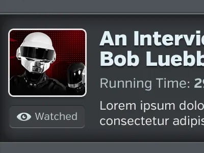 Video List ios ipad list table thumbnail verb video watchlist