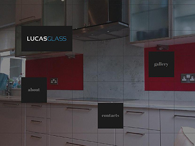 Lucas Glass Website website website design