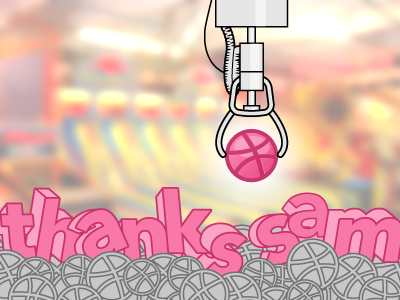 Thanks Sam! claw debut illustration line drawing