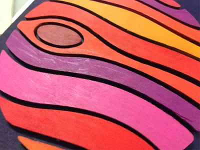 Jupiter abstract art color illustration space