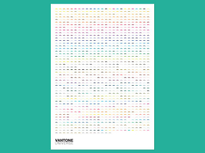 Vantone Universe all colours background bright colour flat pantone pantones poster sneakers trainers vans vantone universe