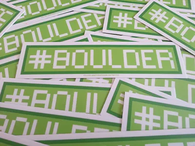 Boulder Startup Week Stickers