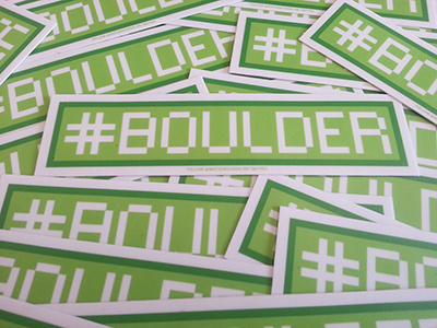 Boulder Startup Week Stickers