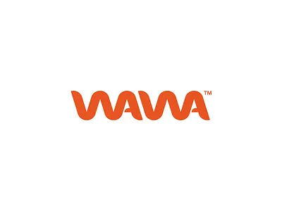 wawa brand font logo orange type typography