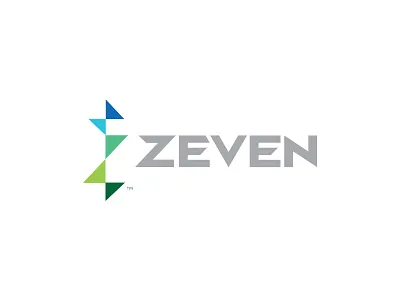 Zeven branding custom finance flower funding icon landscape logo monogram startup symbol z zeven