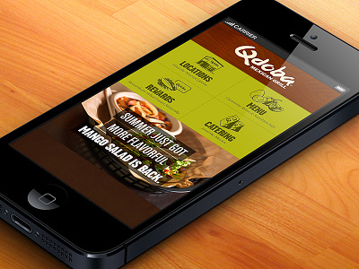 Qdoba Responsive Website graphic design mobile qdoba responsive ui design web