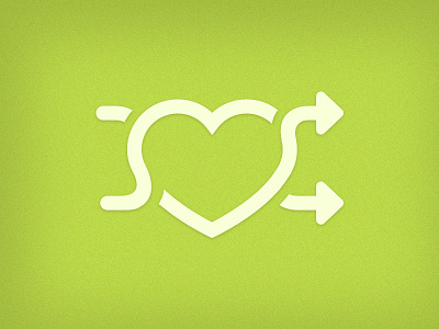 Random Love Icon heart icon logo design minimal