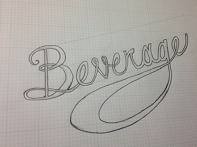 The Earl of Beverage, part 1 beverage draw drink graph lettering script