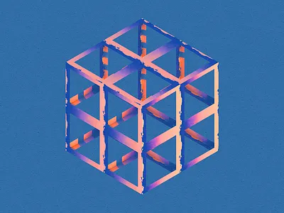 Geometry 3d abstract color experiment geometry low poly shape