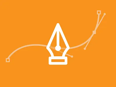 Pen Tool! design icon illustration pen tool vector