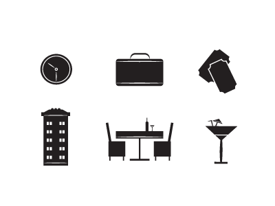 Fancy Icons black and white design illustration symbol