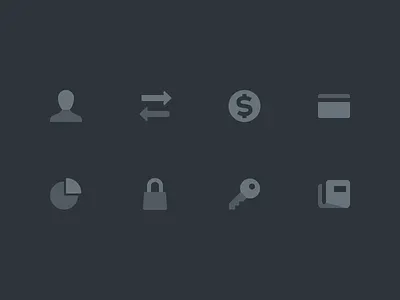 Dark Icons dark icon icons minimal monochrome shade shadow