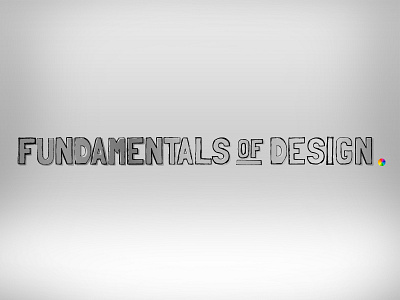 Fundamentals of Design brand code school design gray