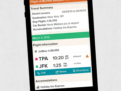 Dribbble Travel app ios travel