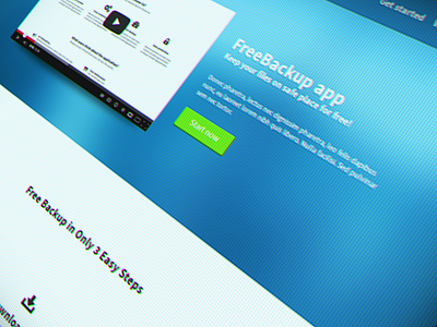 Simple website design #1 blue clean design fresh minimalistic modern preview screenshot website