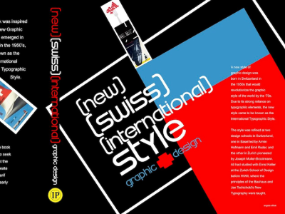 Swiss Typography Book Jacket Design 2 book book jacket graphic design layout swiss typography