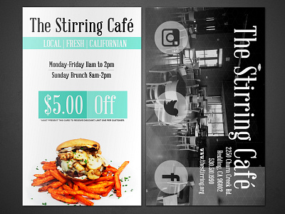The Stirring Card Mockup cards club card design graphic design