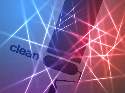Clean clean color light lines paint