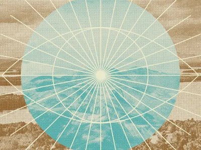 eye annabel eye geometric landscape mountains science shapes