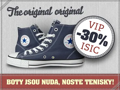 PPC Campaign - Converse Chuck Taylor Originals all stars banner campaign chuck taylor converse original ppc sneakers