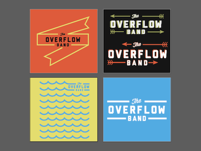 Overflow band logo shirt t shirt