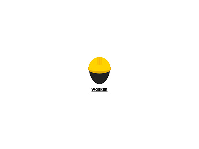 Worker black grey vector vectorial work worker yellow