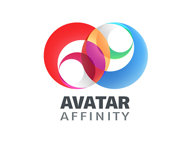 Avatar Logo aa affinity avatar logo rainbow