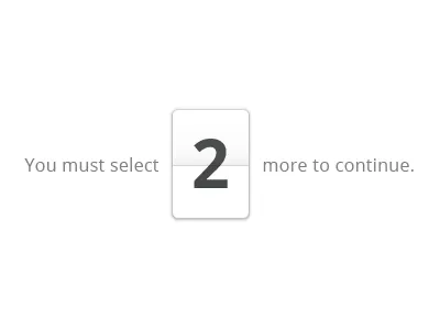 Flip Counter 2 clean countdown counter flip number simple ui