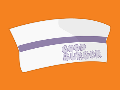 Goodburger childhood flat icon illustration