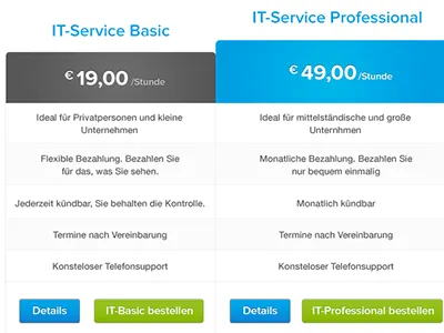 Plans & Pricing flat minimalistic plans pricing simple