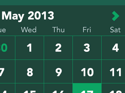 App Wip 4 africa app button calendar popup ui